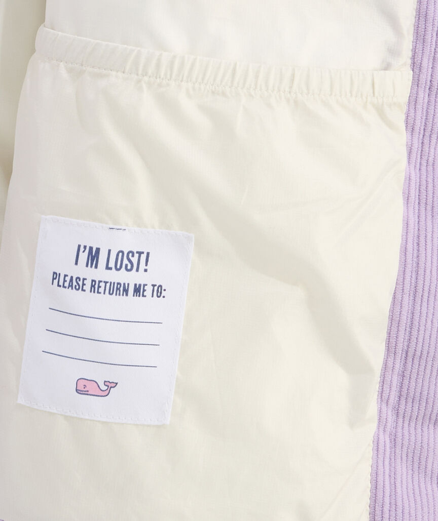 Girls' Corduroy Puffer Vest