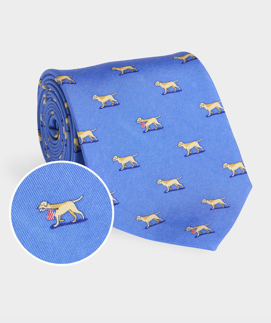 American Dog Silk Tie