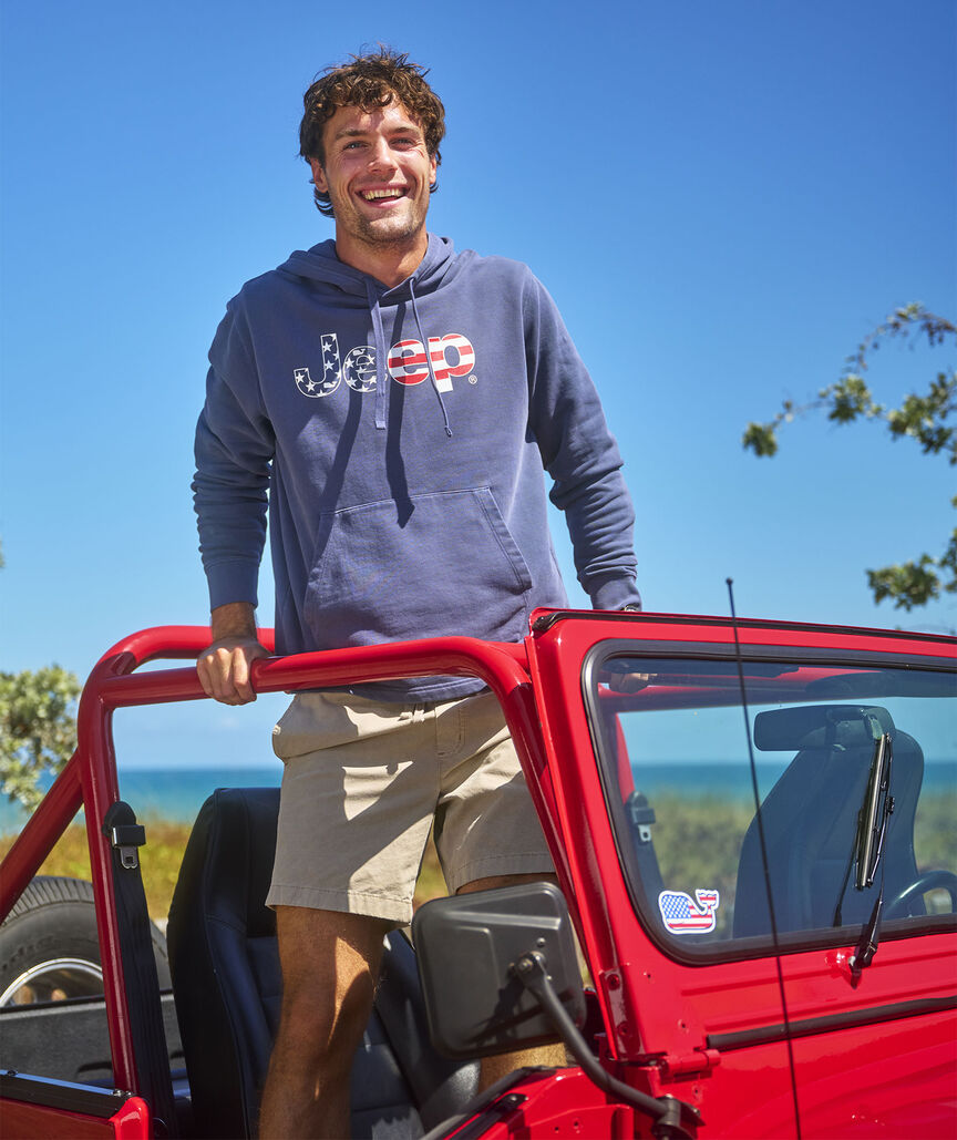 Jeep Collection Americana Surf Terry Hoodie