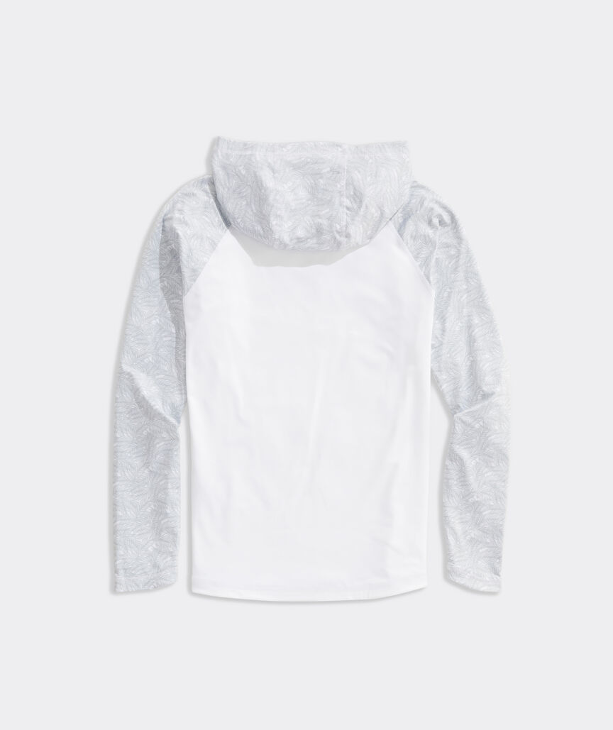 Vineyard Sport Long-Sleeve Harbor Performance Hoodie Tee