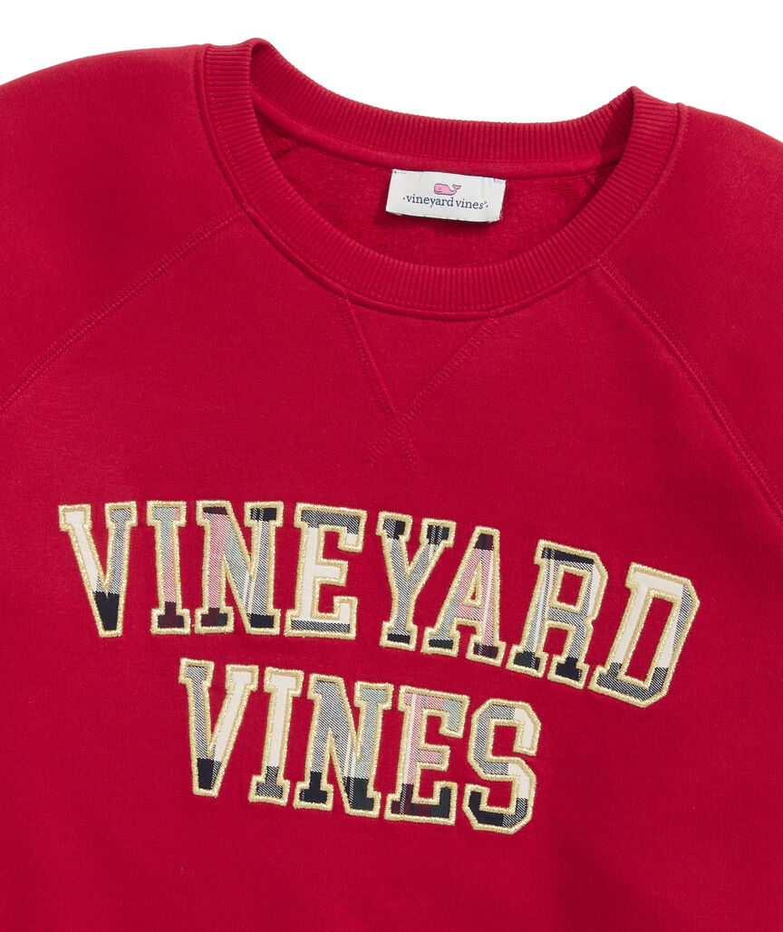 OUTLET Women's Brushed Terry Graphic Crewneck