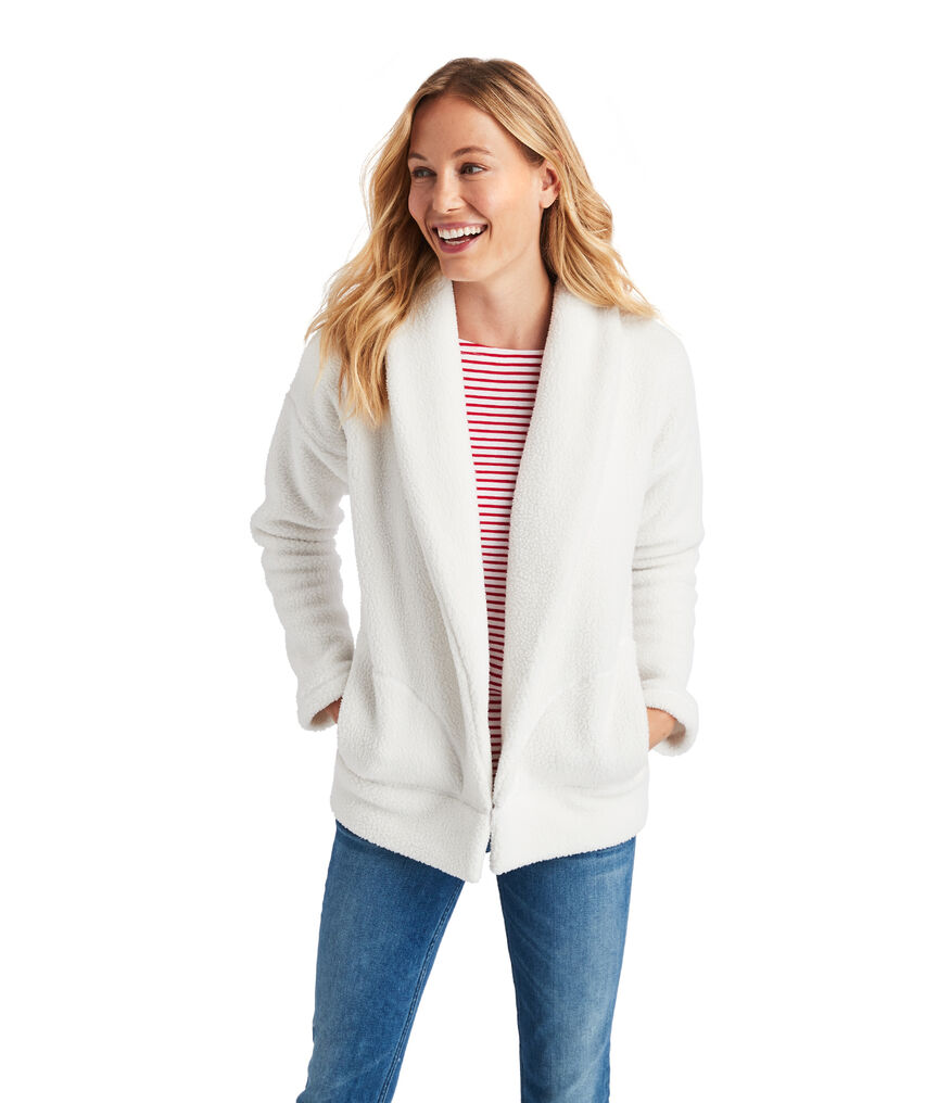 Shop Sherpa Open Cardigan at vineyard vines