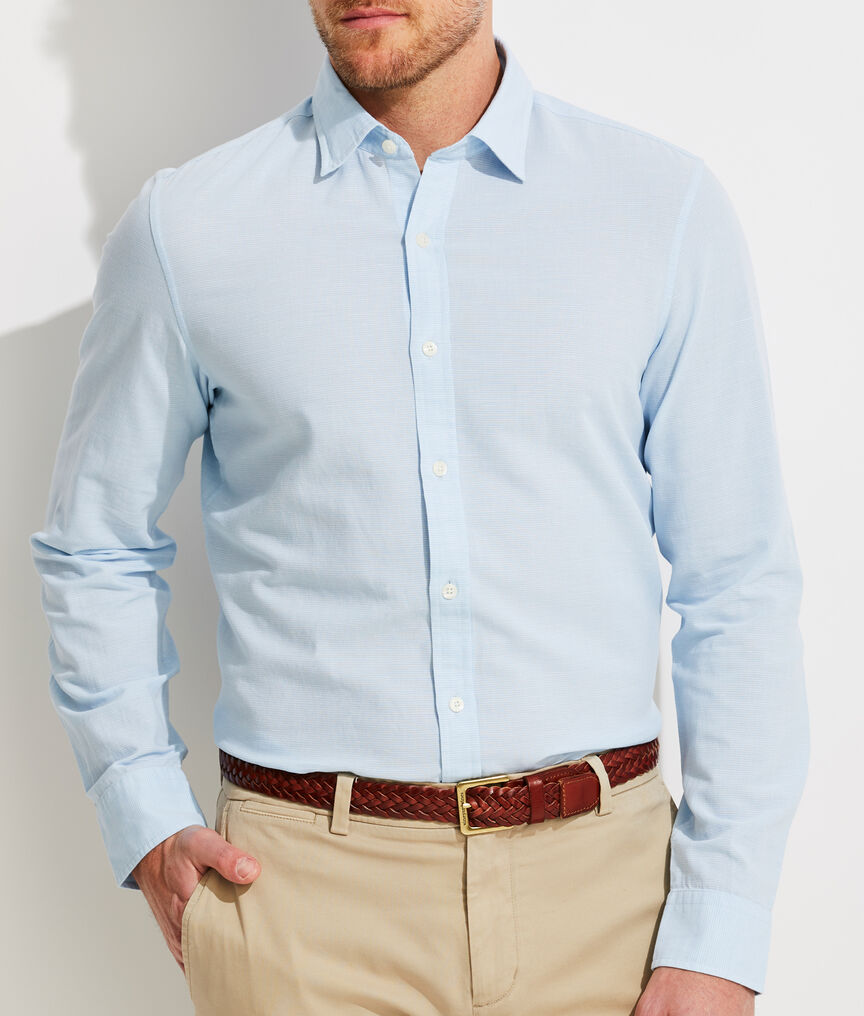 Slim Fit Worth Avenue Cooper Button-Down Shirt