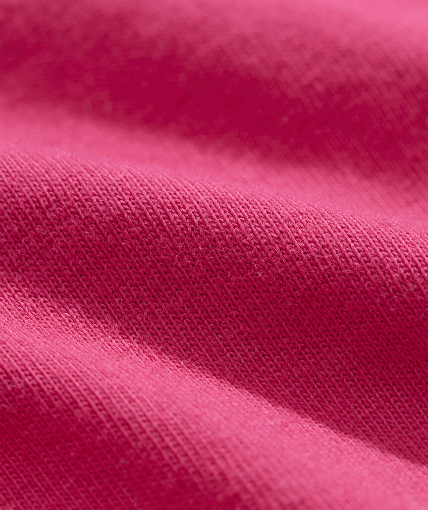 Girls' Garment-Dyed Vintage Whale Long-Sleeve Pocket Tee