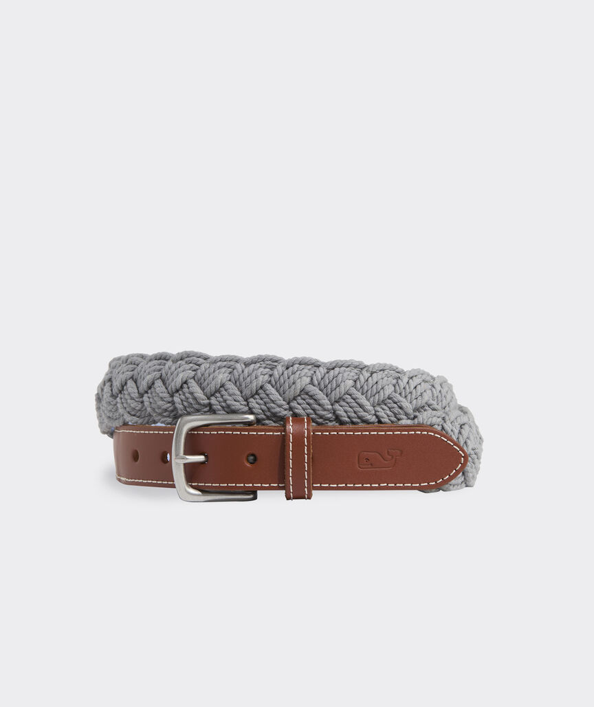 Braided Rope Club Belt