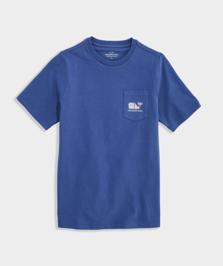 Boys' Beach Day Whale Short-Sleeve Pocket Tee
