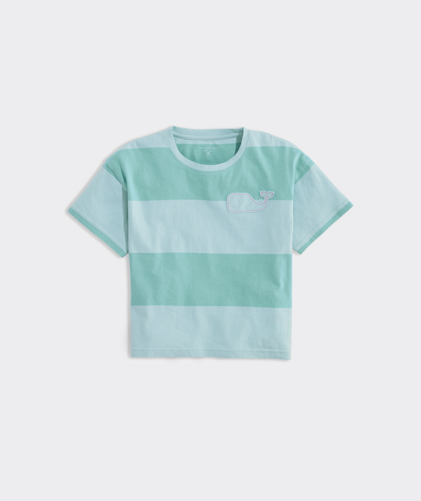 Girls' Boxy Whale Patch Tee
