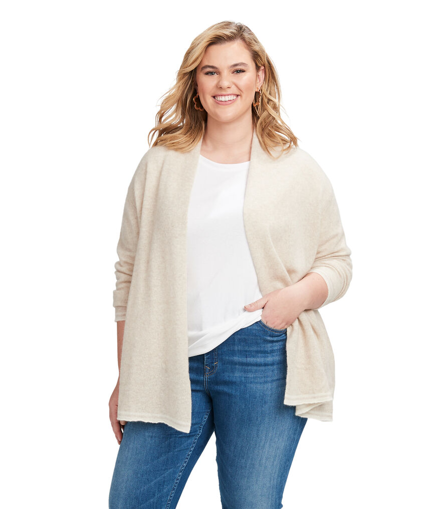 Open Front Cashmere Sweater