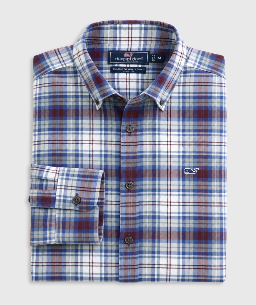 OUTLET Flannel Plaid Shirt