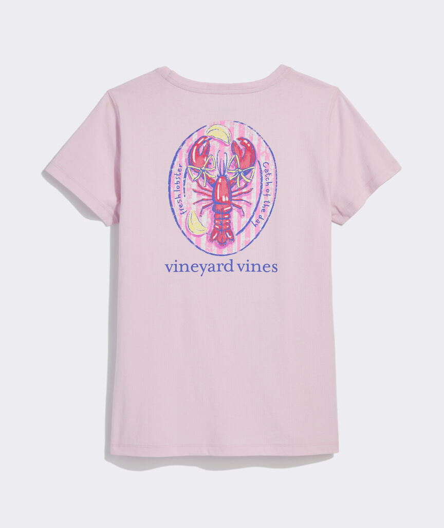 Women's Bow Lobster Short-Sleeve Pocket Tee
