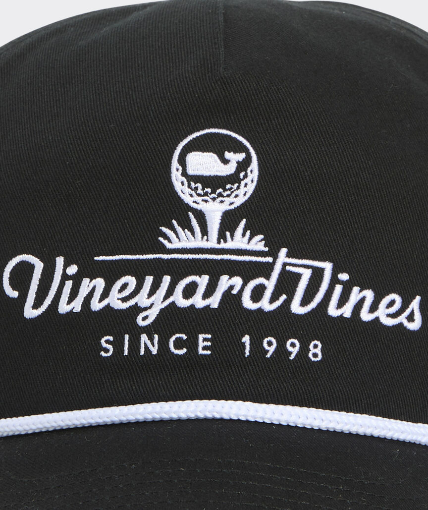 Golf Script Rope Hat
