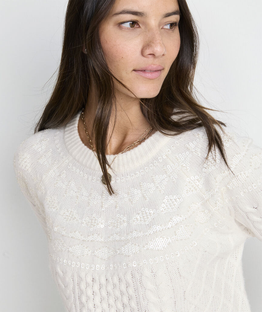 Fair Isle Shine Sweater