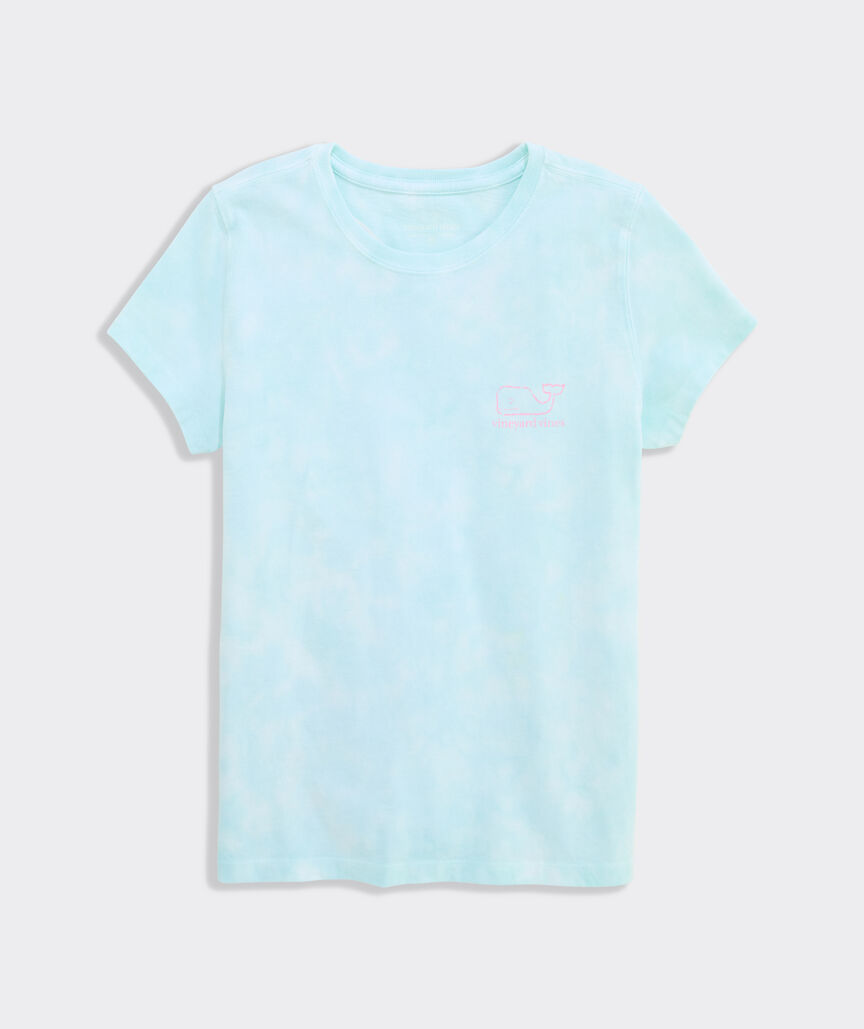 Girls' Surfside Tie-Dye Vintage Whale Short-Sleeve Tee