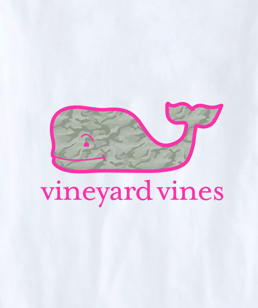 OUTLET Camo Whale Short-Sleeve Pocket Tee