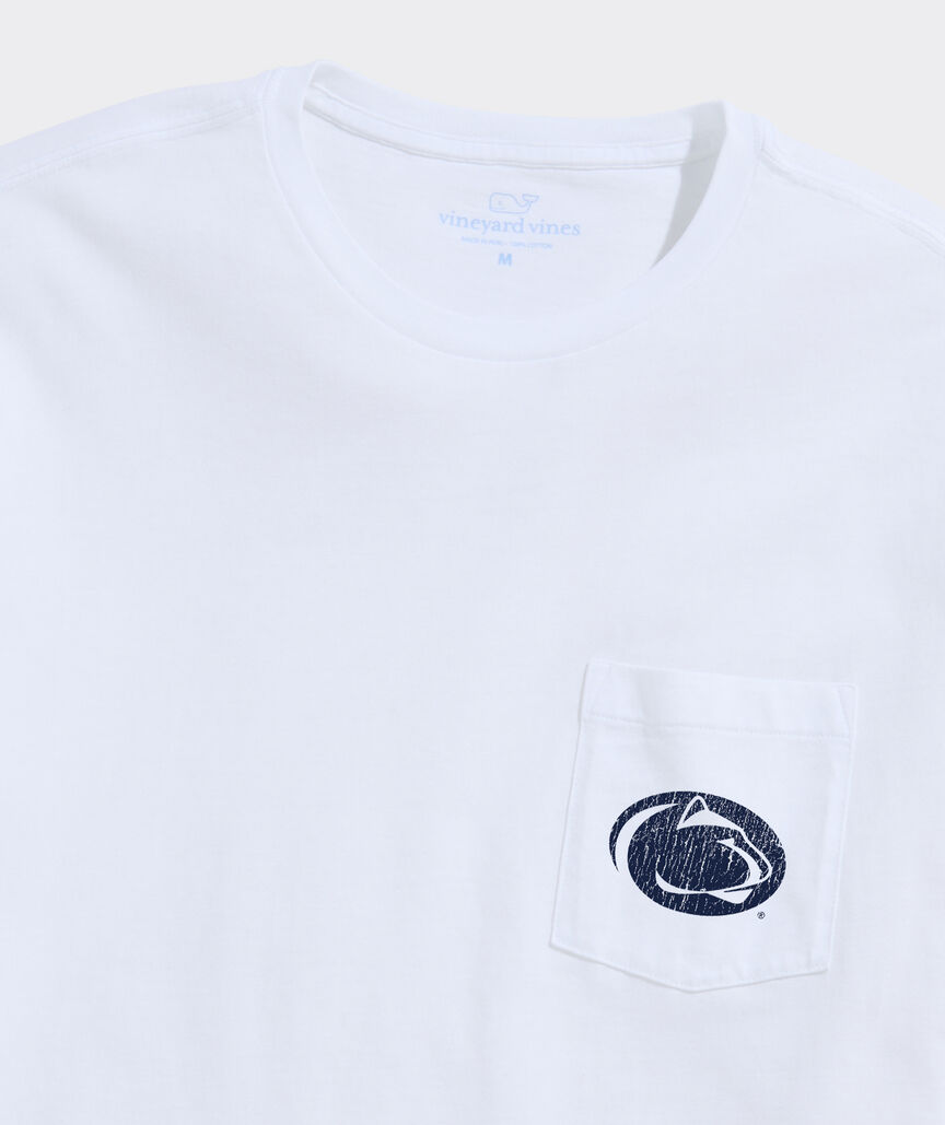 Penn State University Stadium View Long-Sleeve Pocket Tee