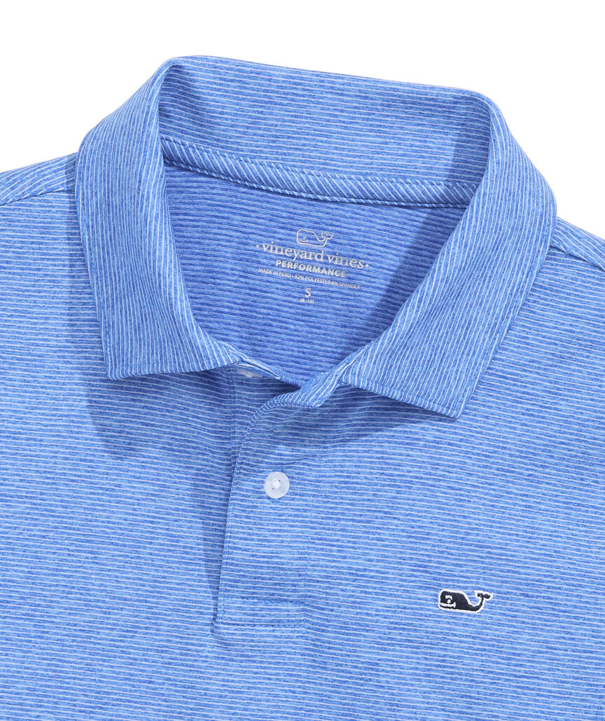 OUTLET Boys' St Jean Stripe Performance Polo