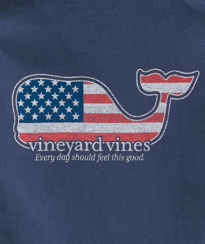 vineyard vines Americana Whale Short-Sleeve Pocket Tee