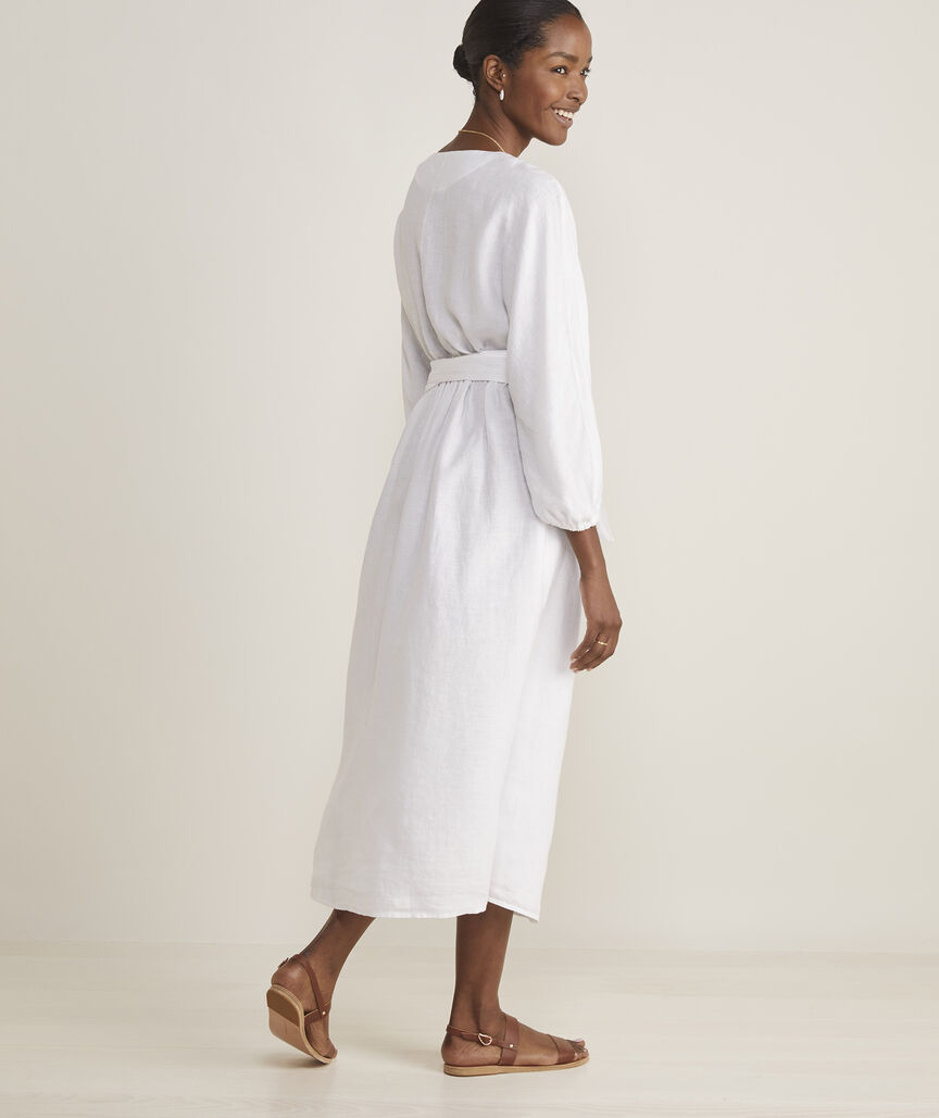 Linen Wrap Kaftan