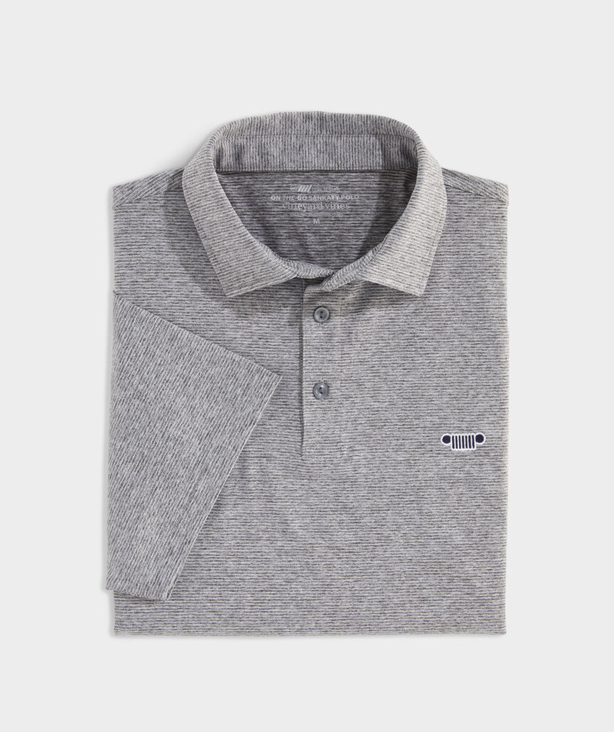 Jeep Collection St Jean Stripe Sankaty Polo