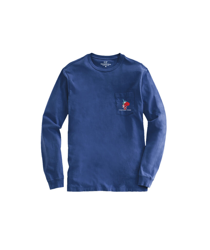 OUTLET Santa Chimney Long-Sleeve Pocket Tee