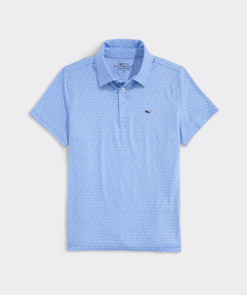 Boys' Performance Printed Sankaty Polo
