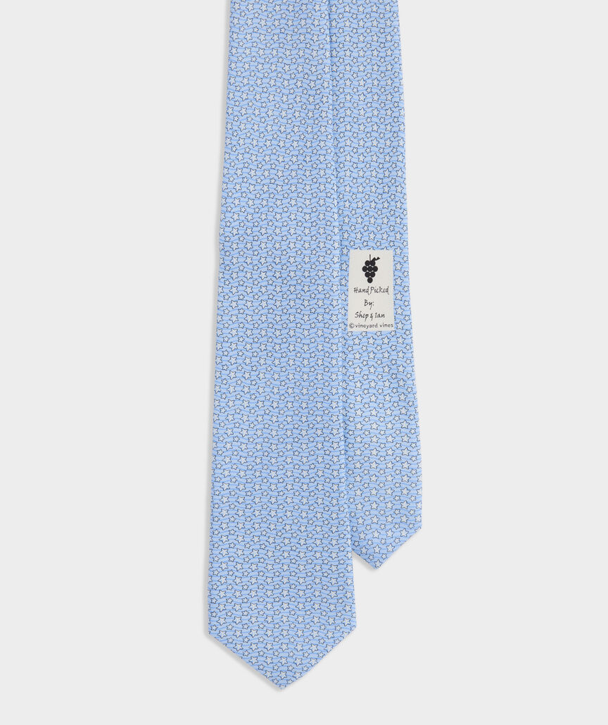 Boys' Tossed Stars Silk Tie