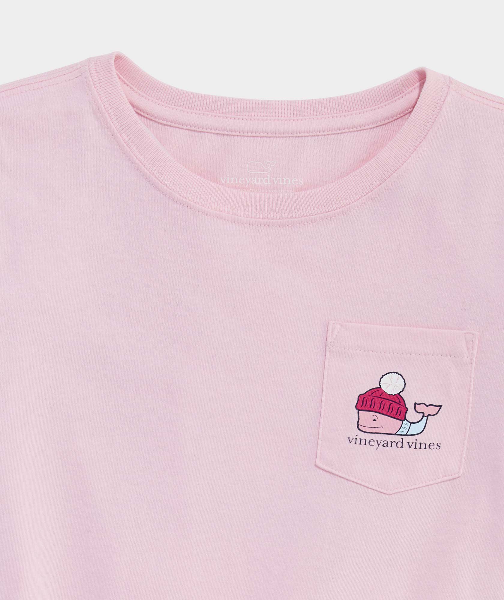 Girls' Après Ski Glitter Whale Long-Sleeve Pocket Tee