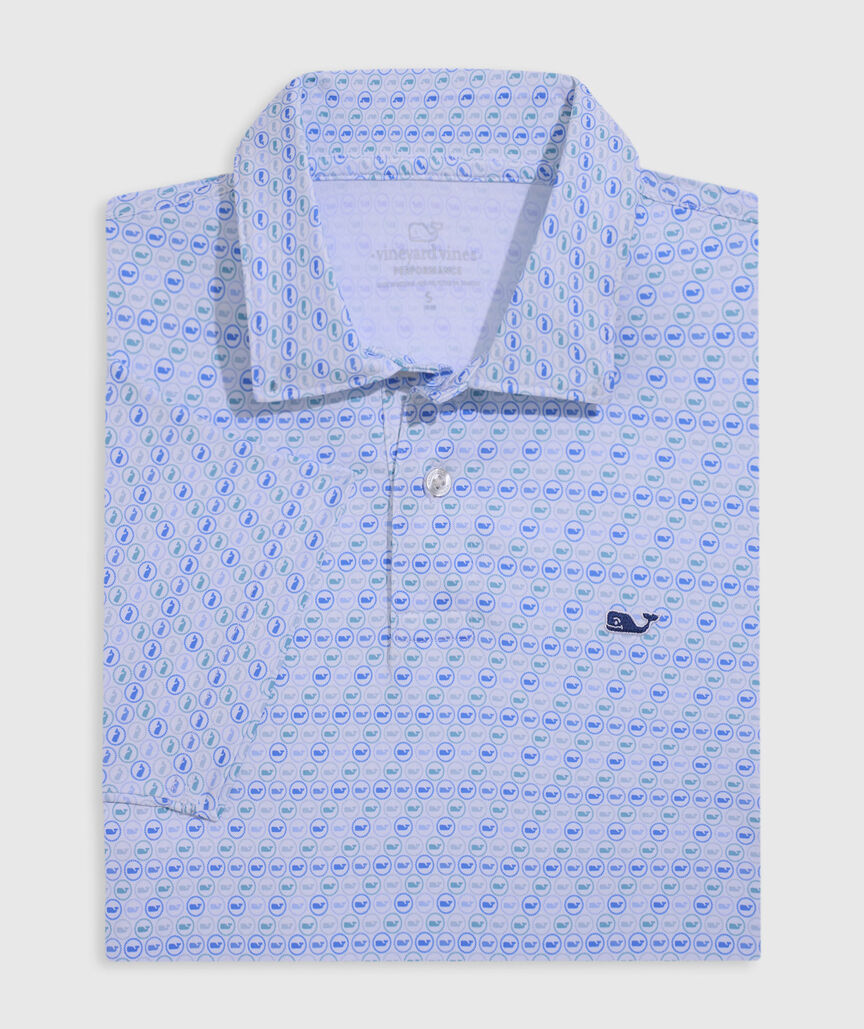 OUTLET Boys' Printed Performance Polo