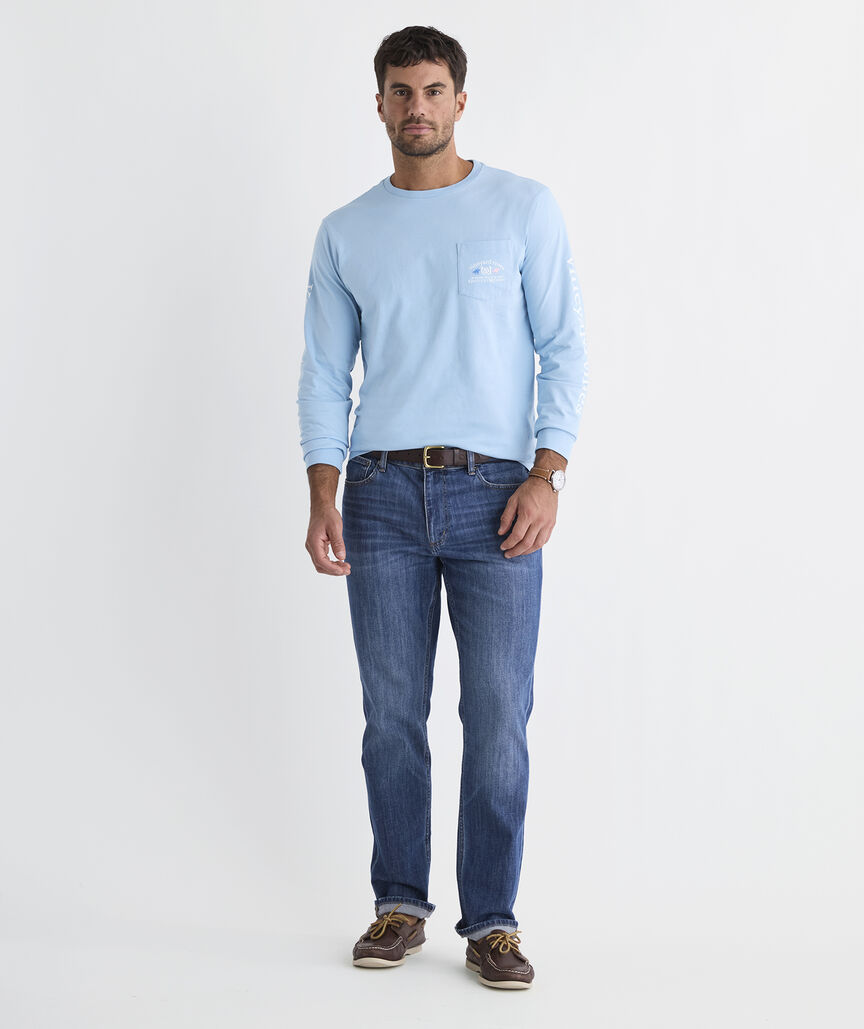 Kentucky Derby And They're Off Long-Sleeve Pocket Tee