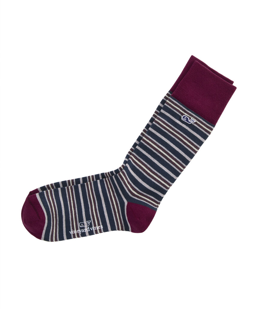OUTLET Striped Heritage Dress Socks