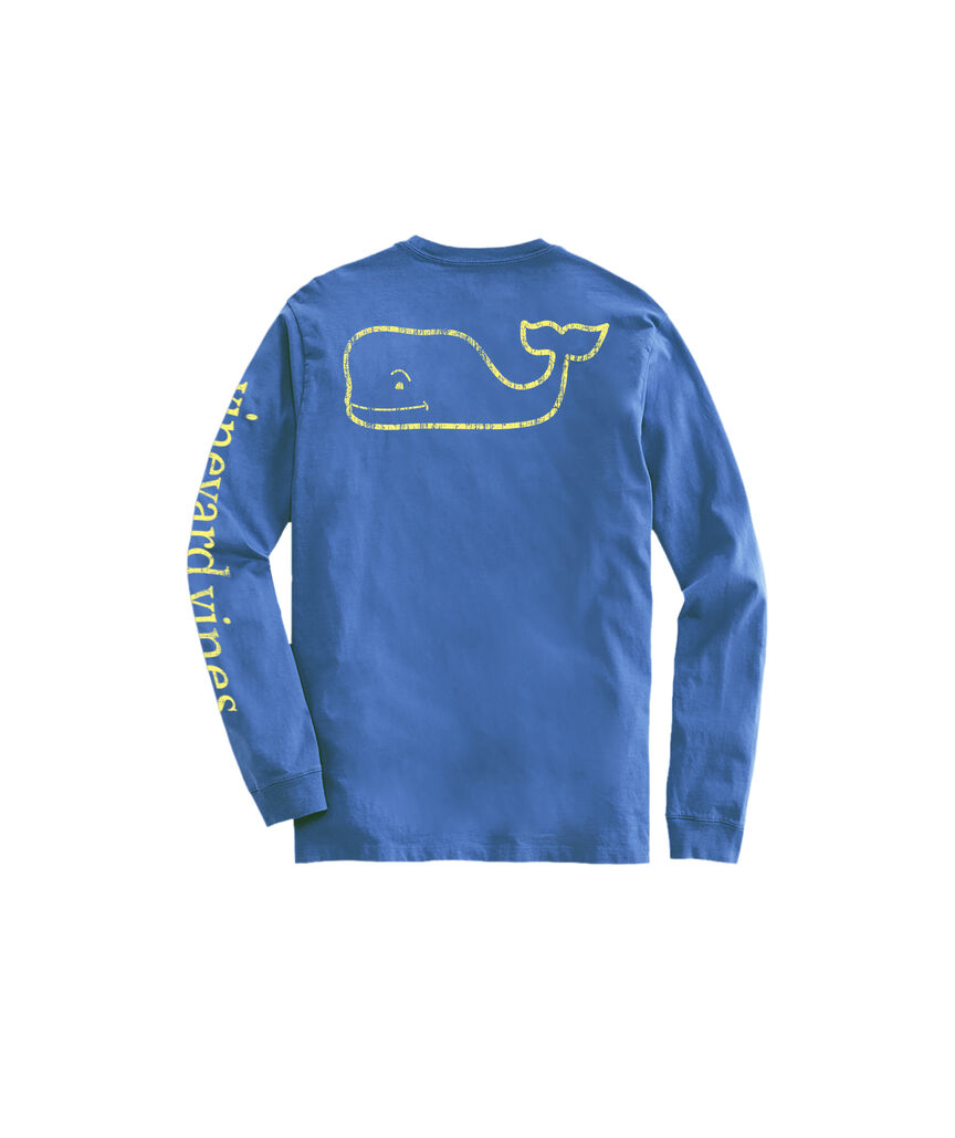 OUTLET Kids' Vintage Whale Long-Sleeve Pocket Tee