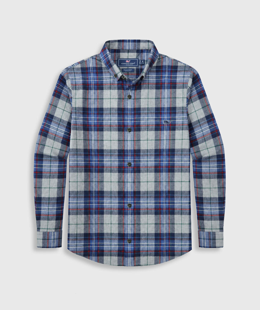 OUTLET Boys' Flannel Plaid Shirt