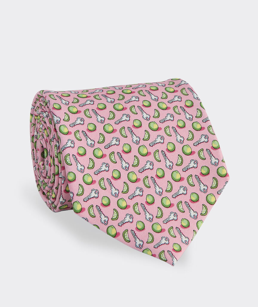 Classic Key Lime Silk Tie