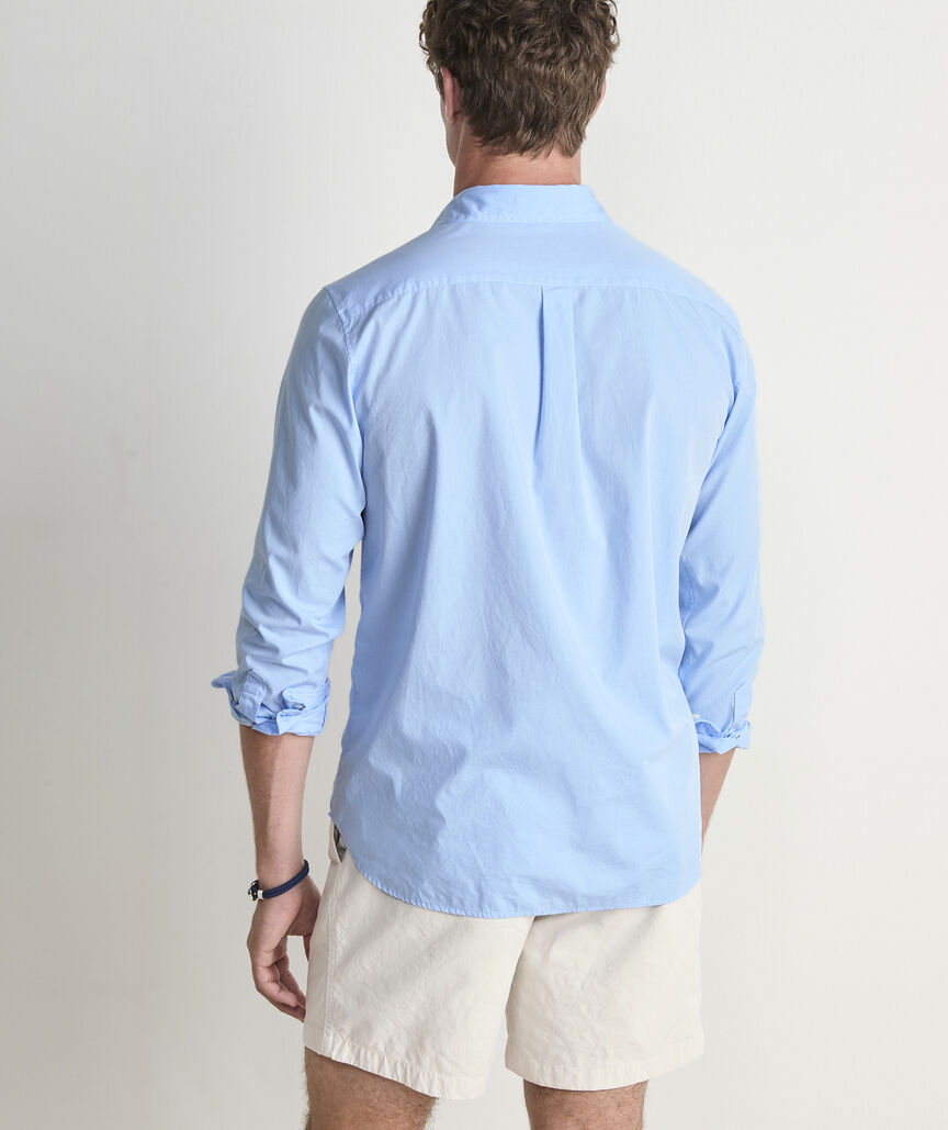 Shoreline Solid Perfect Wash Poplin Shirt