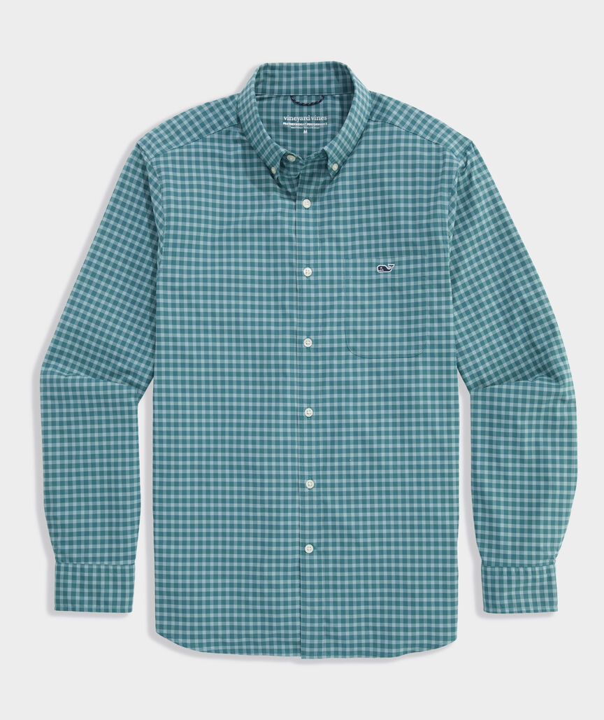 Performance Lemon Shark Gingham Featherweight Shirt