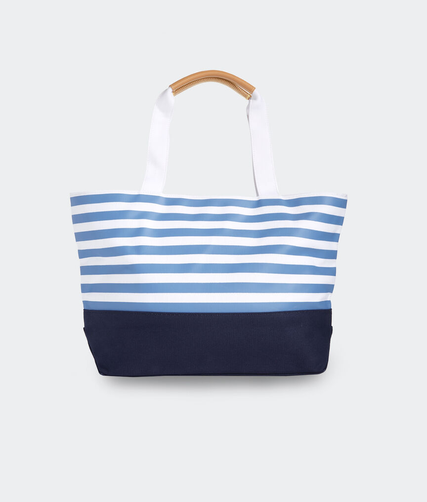 Large Striped Vineyard Tote