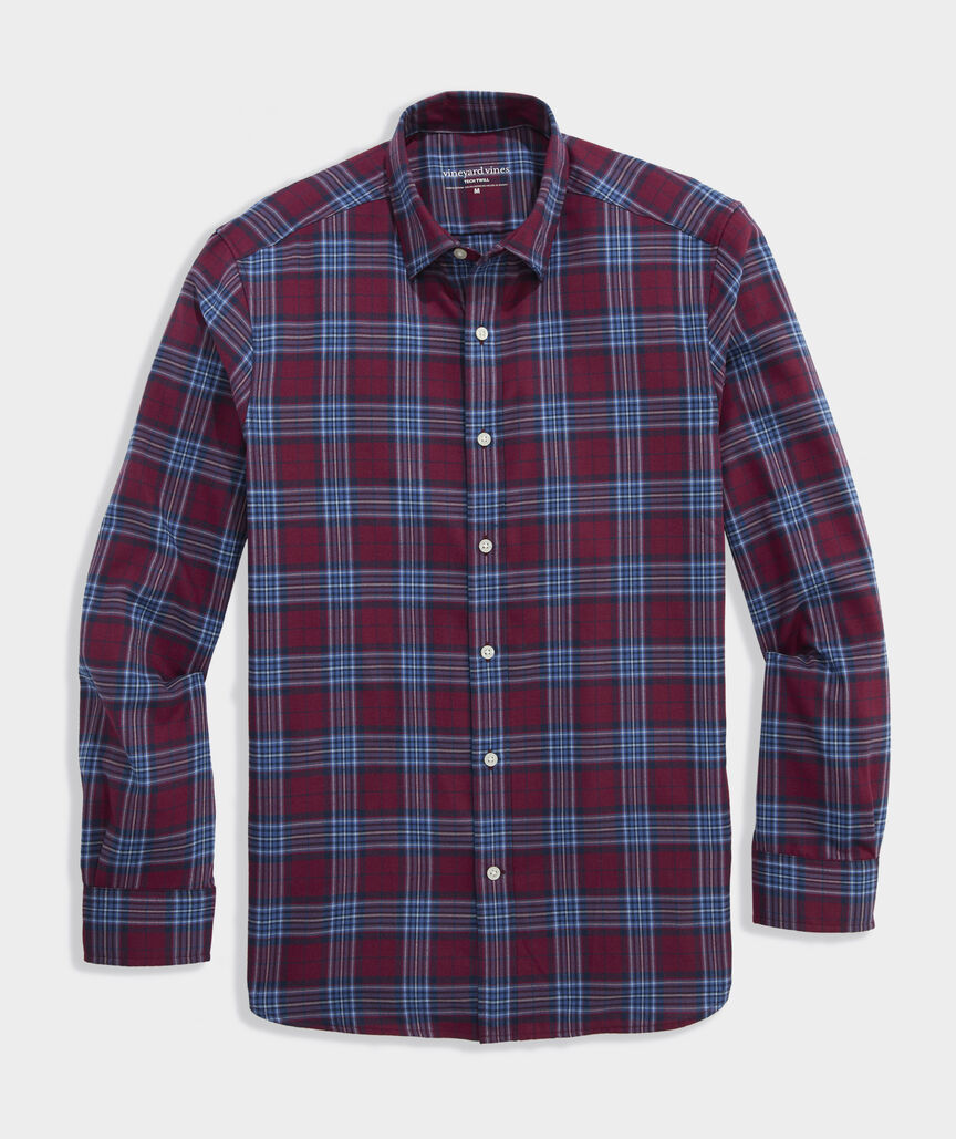 Performance Tech Twill Plaid Shirt
