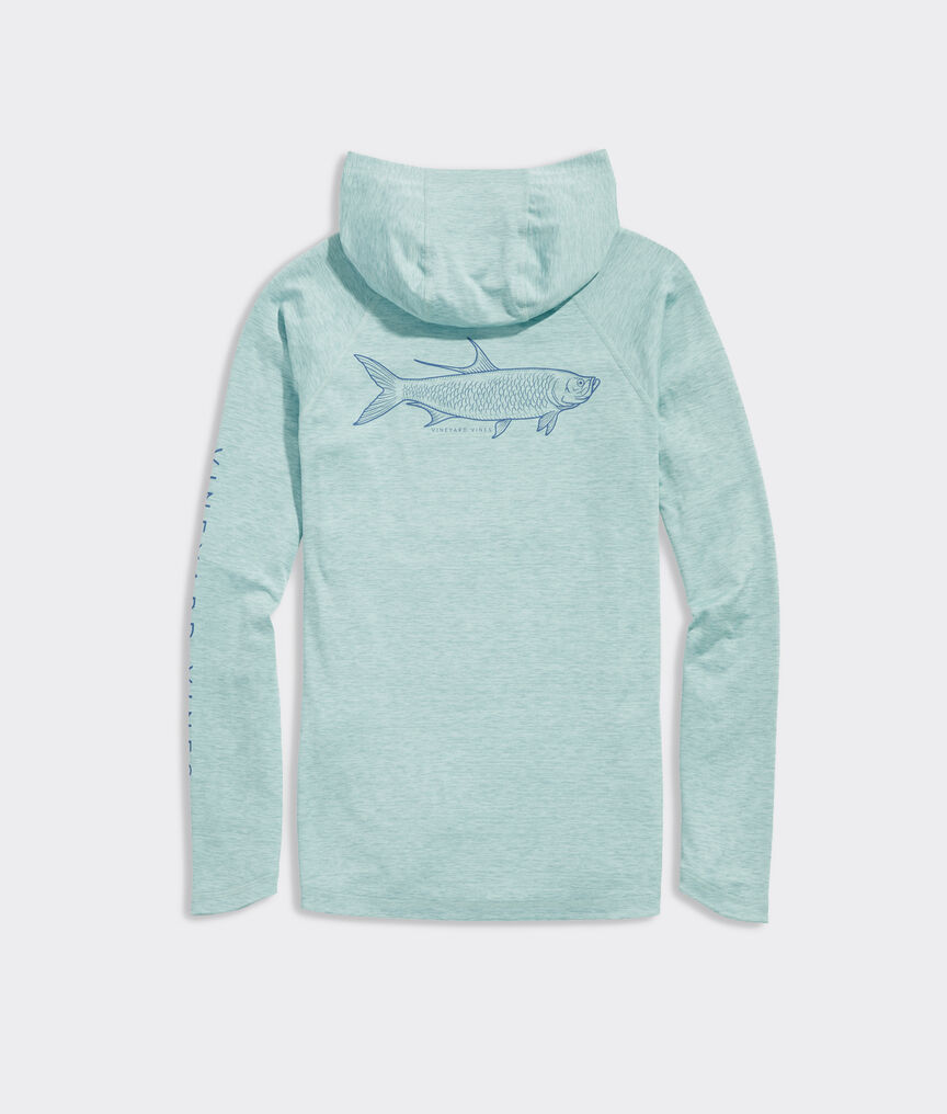 Tarpon Long-Sleeve Harbor Performance Hoodie Tee