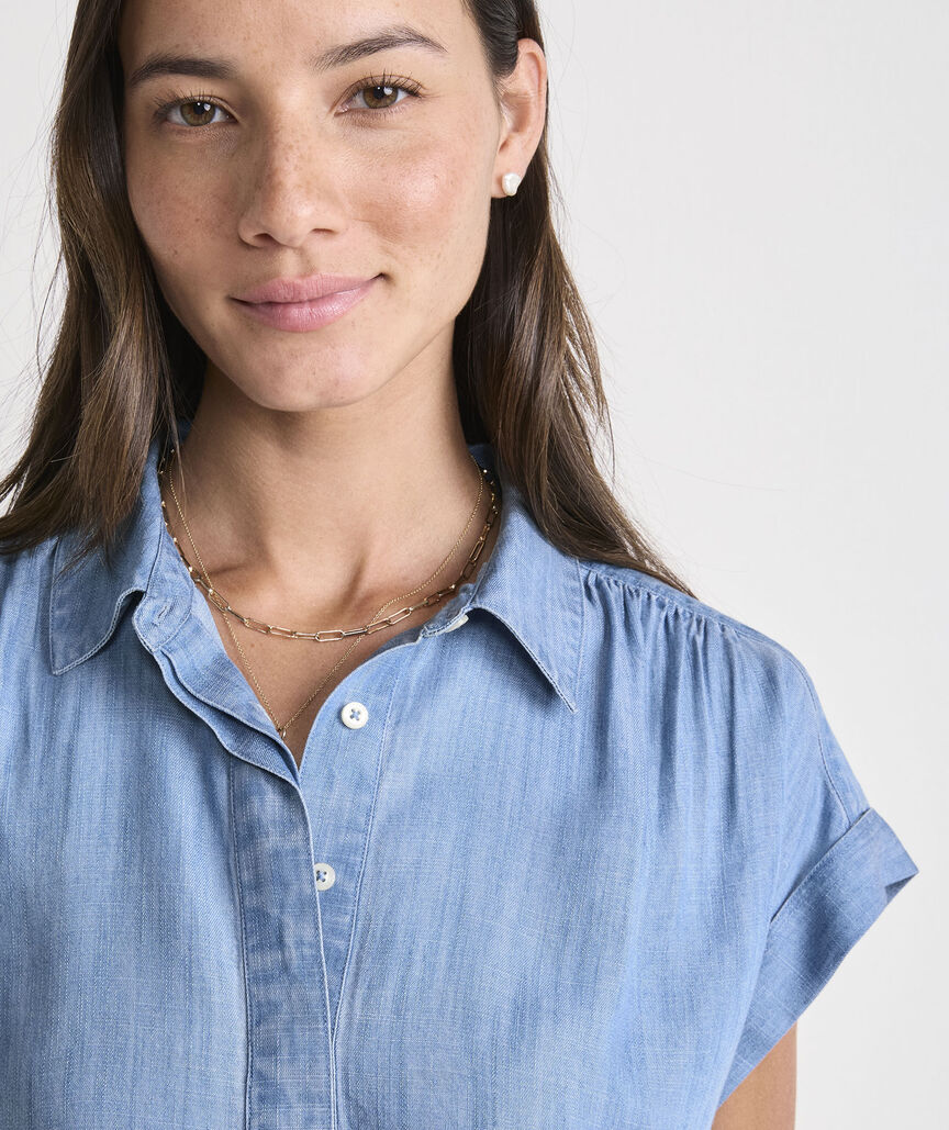 Margo Chambray Top