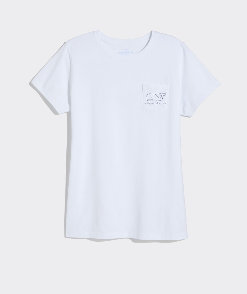Women's Vintage Whale Short-Sleeve Pocket Tee