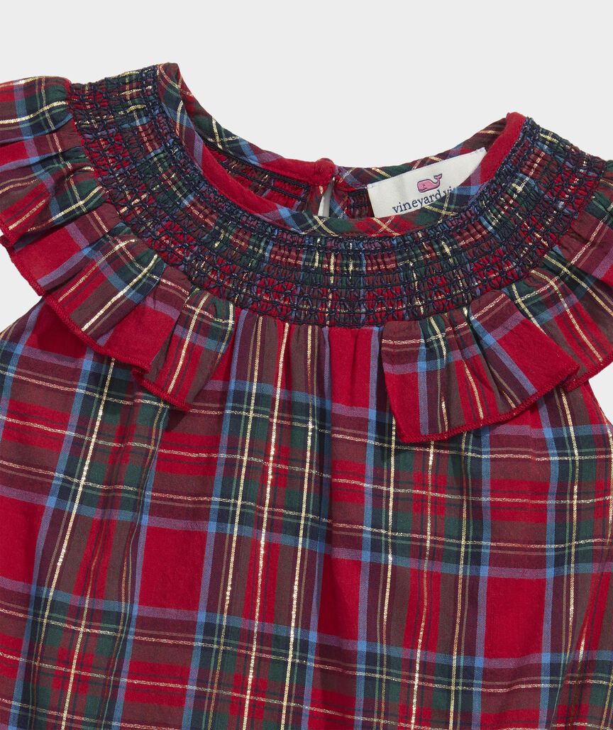 Baby Regan Tartan Bubble Romper