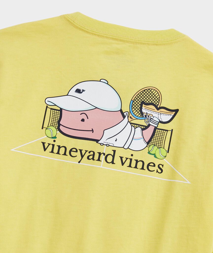 Boys' Tennis Player Whale Short-Sleeve Tee