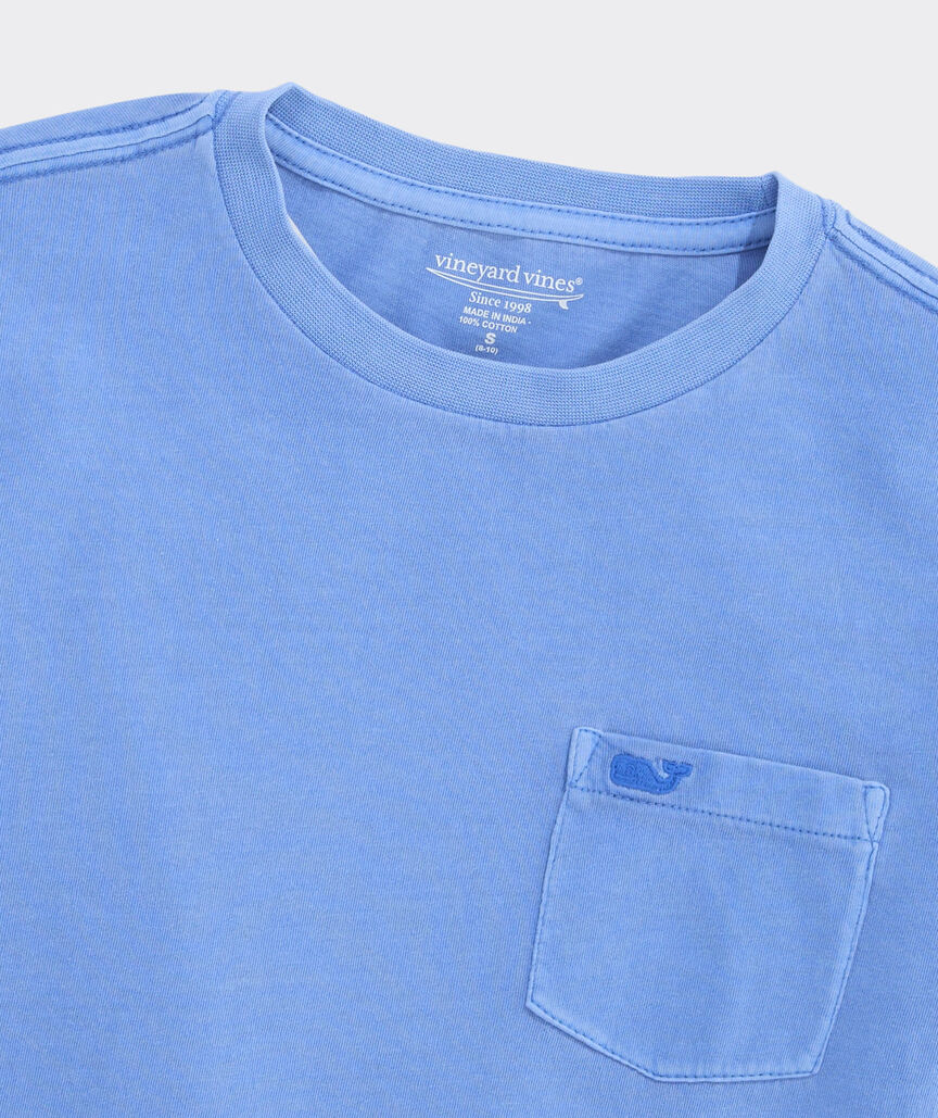 Boys' Garment-Dyed Surf Pocket Tee