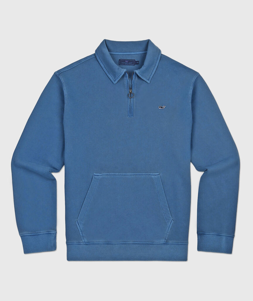 OUTLET Sunwashed Surf Terry Half-Zip