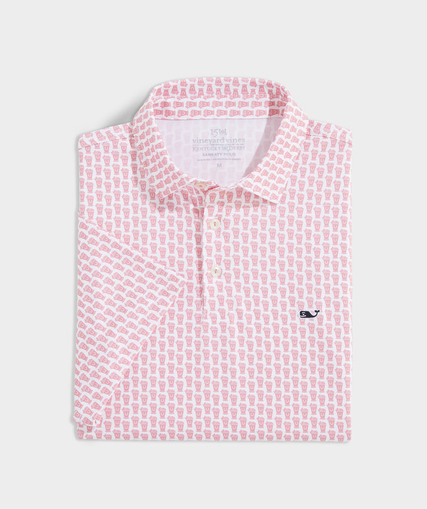 Kentucky Derby Printed Sankaty Polo