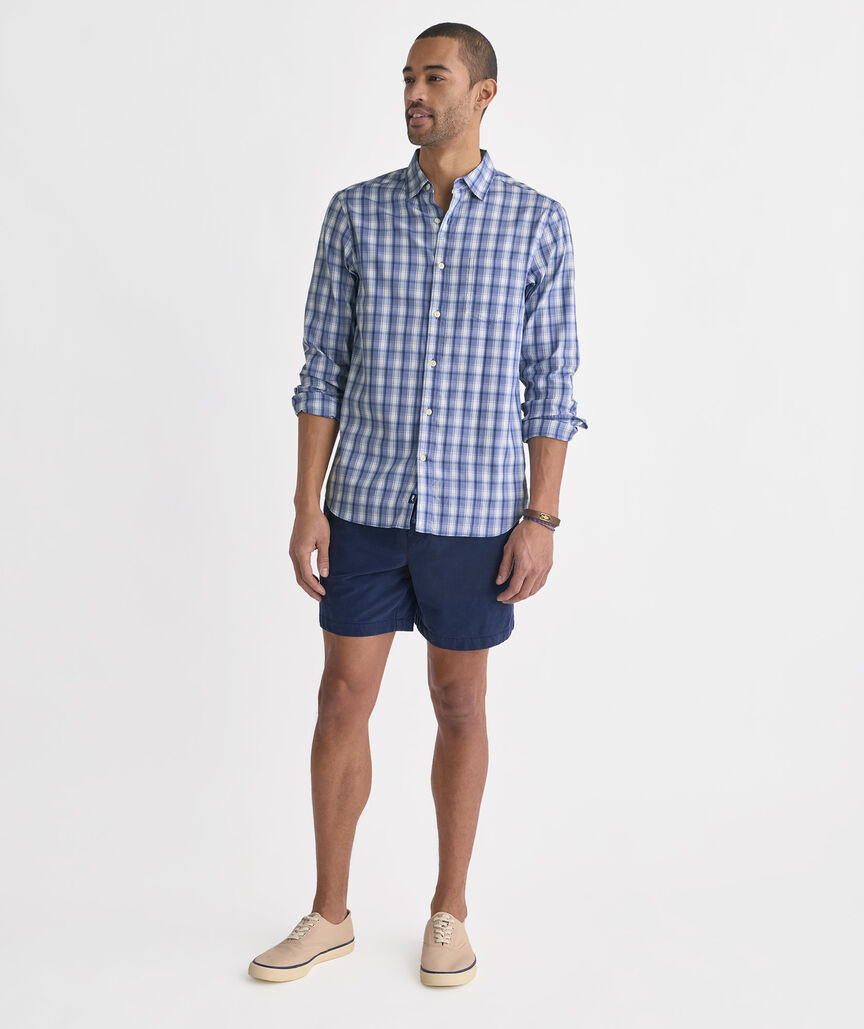 Performance Higgs Beach Plaid Backbay Shirt