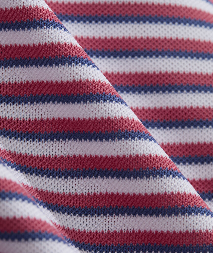 Performance Pique Striped Sankaty Polo