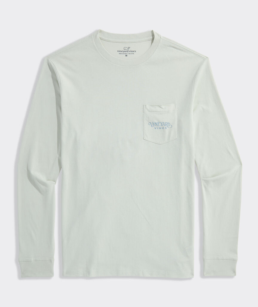 Duck Over The Marsh Long-Sleeve Pocket Tee