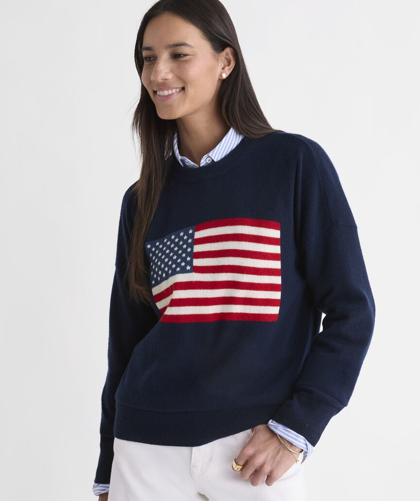Seaspun Cashmere Americana Crewneck Sweater