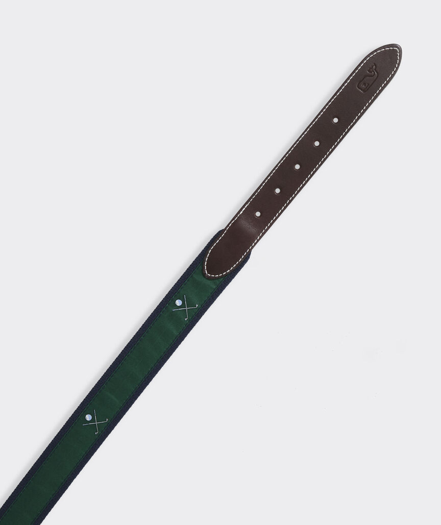 Golf Club Canvas Club Belt